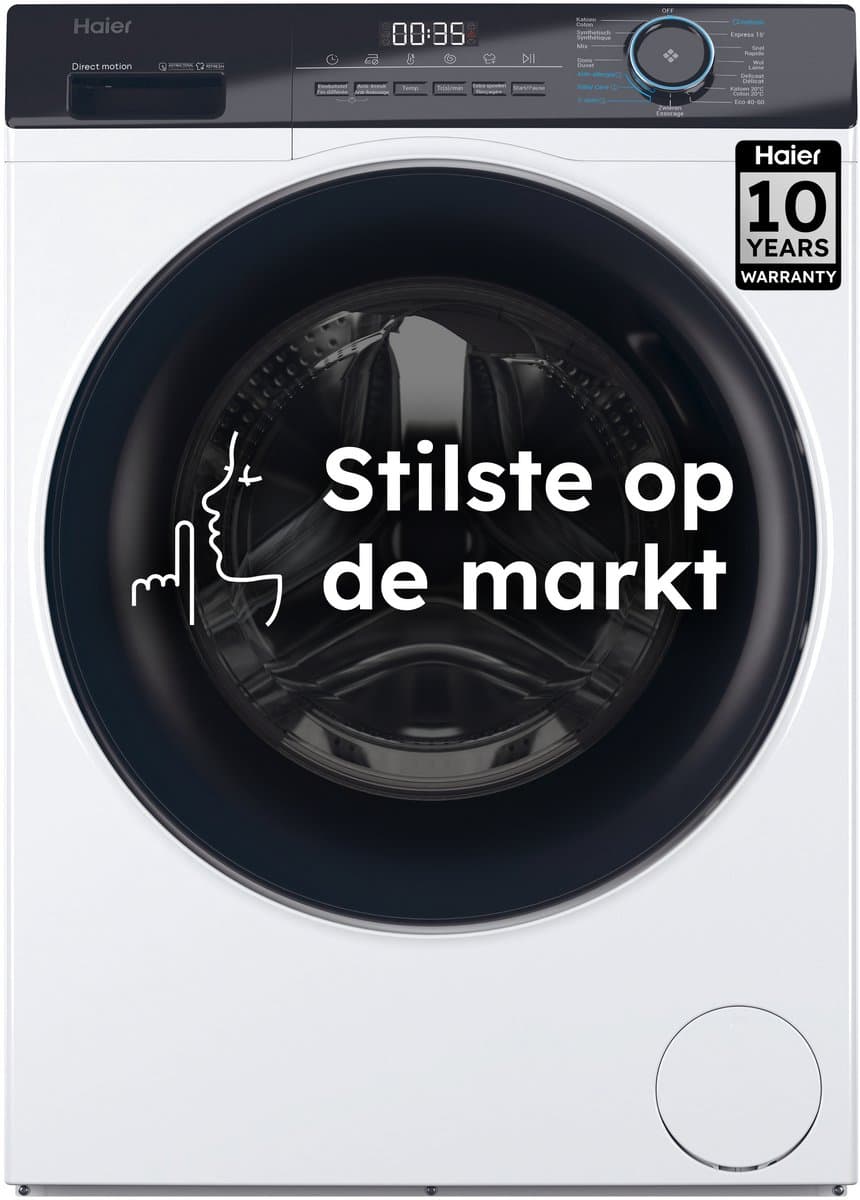 Haier HW70-B14929-DF – Stilste Wasmachine 7KG Stoom