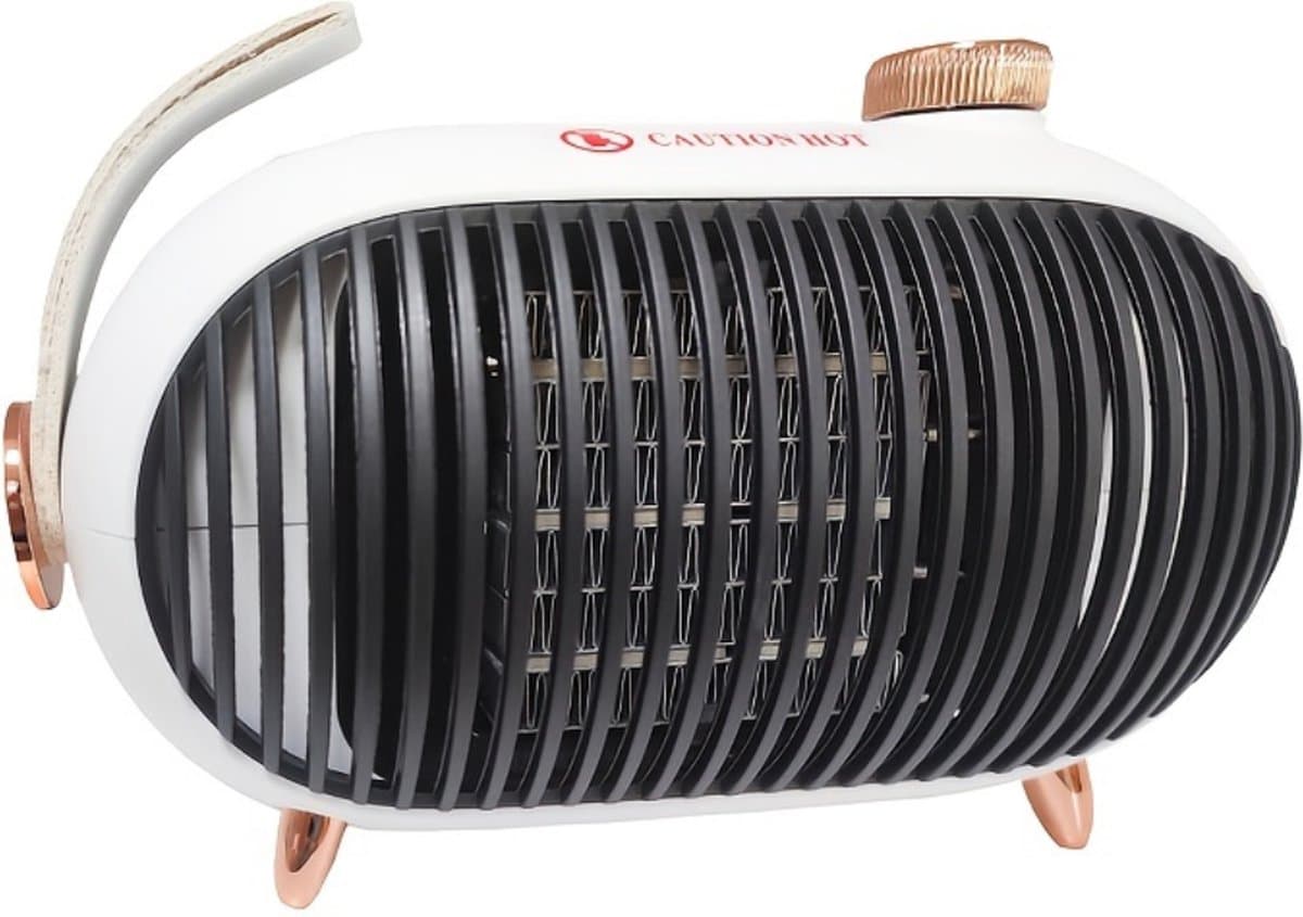Nivard Elektrische Kachel - Haard - Heater - Mini Kachel - Draagbaar - Wit