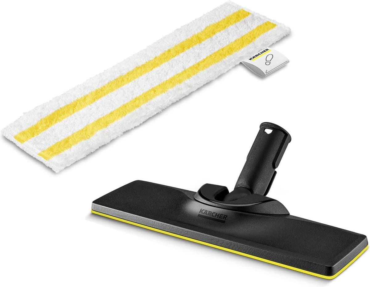 Kärcher EasyFix Vloermondset voor stoomreinigers - Microvezel - Klittenbandbevestiging - Flexibel scharnier mondstuk