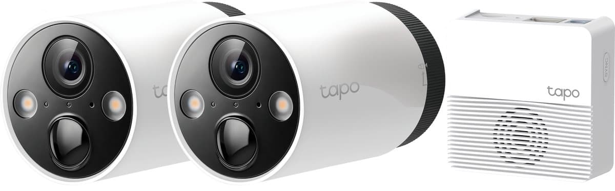 TP-Link Tapo C420S2 - 2 Beveiligingscamera's/IP Camera+basisstation voor binnen & buiten - 2.5K Ultra HD