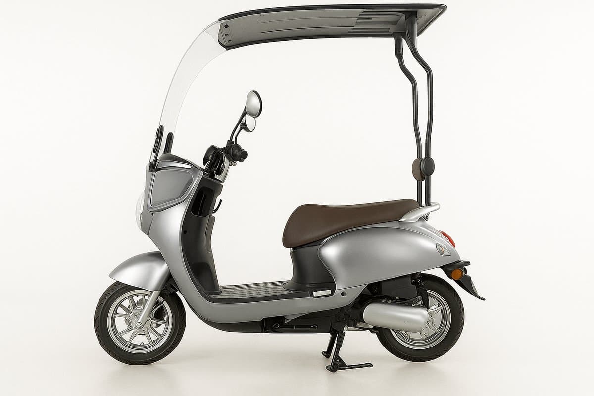 Ecowielen OSLO Elektrische Scooter met Dak – 2000W – 72V 20Ah – 25 km/u – Actieradius 50 km