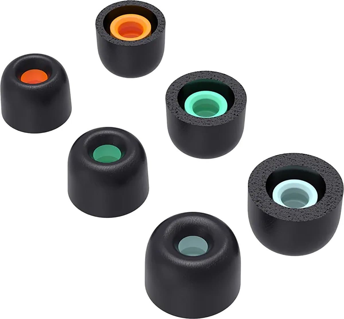 Ibley QuietSeal foam tips voor Sony WF-1000XM5/XM4/XM3 zwart - Foam Earplug - S/M/L formaat - 3 paar - 3 maten