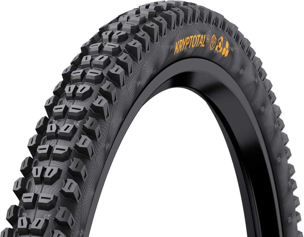 Continental Kryptotal Rear Dh Supersoft Tubeless 27.5´´ X 2.40 Mtb-band Zwart 27.5´´ x 2.40