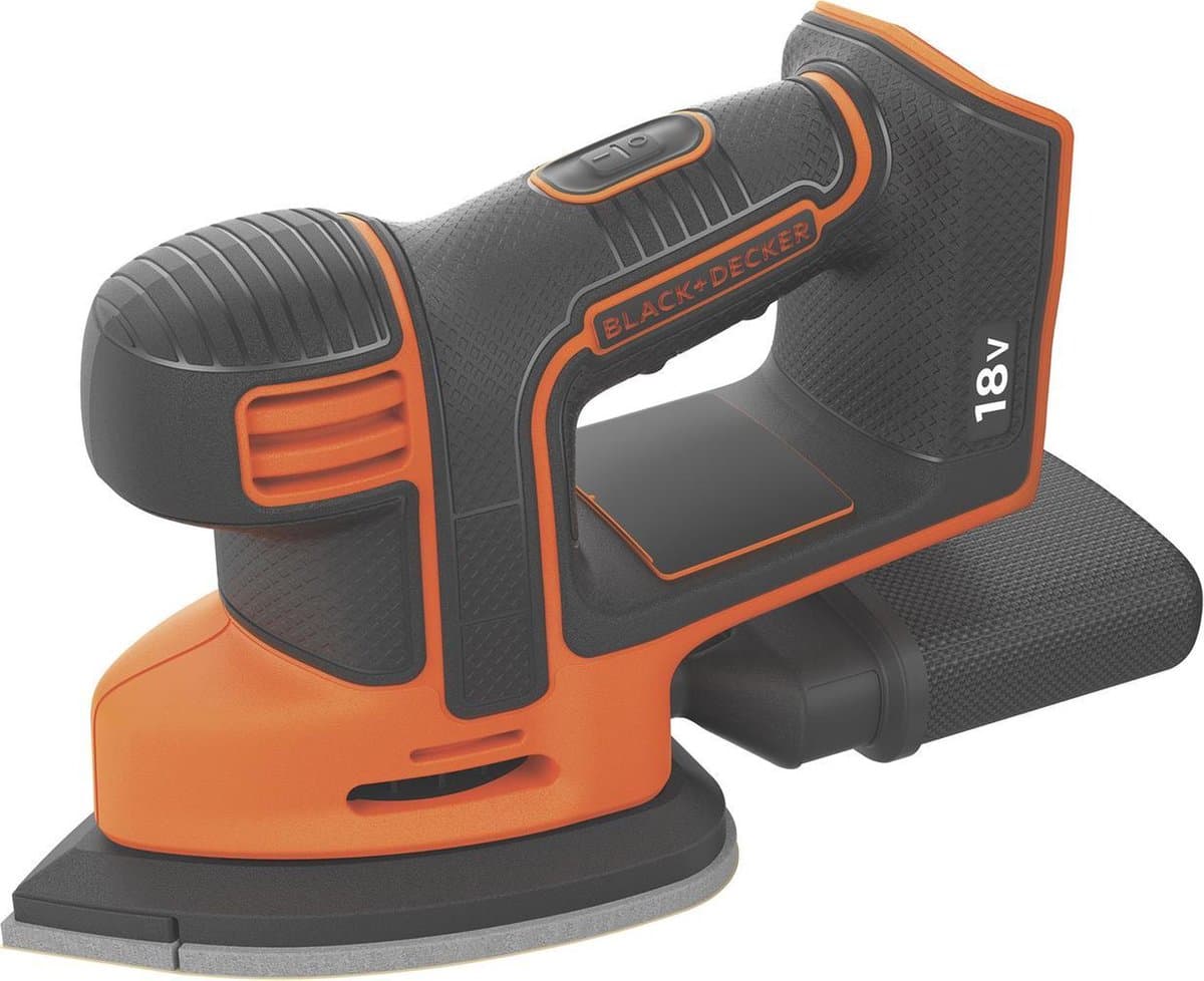 BLACK+DECKER 18V Mouse detailschuurmachine zonder accu en lader - BDCDS18N-XJ
