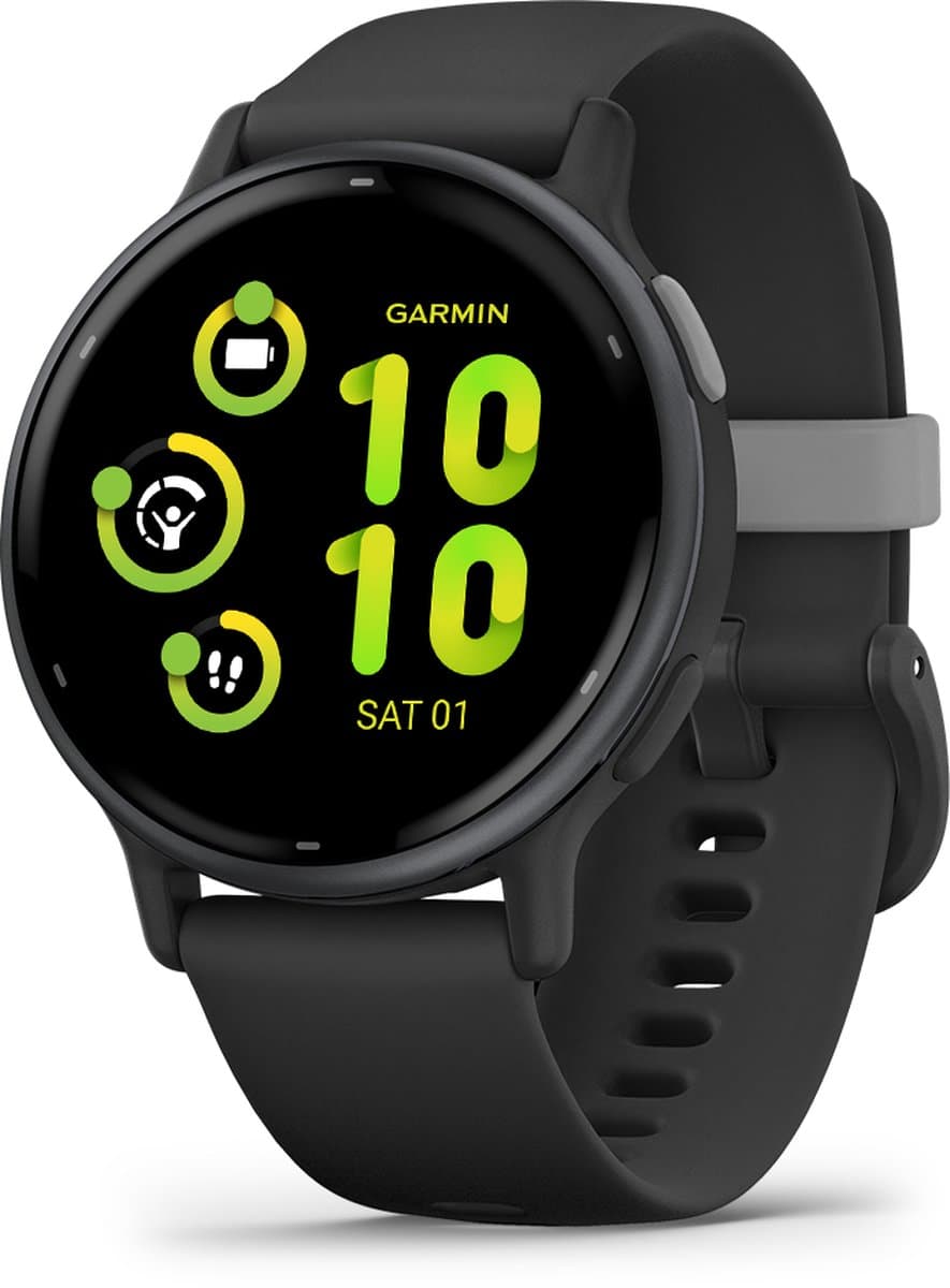 Garmin Vivoactive 5 - Sporthorloge - AMOLED-Scherm - 42 mm - Zwart