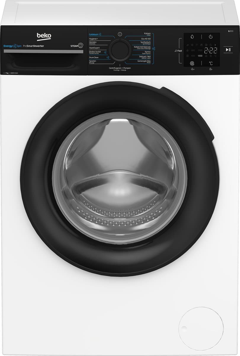 Beko B300 BM3WFU3741B1 - Wasmachine - 7 kg - 1400 RPM
