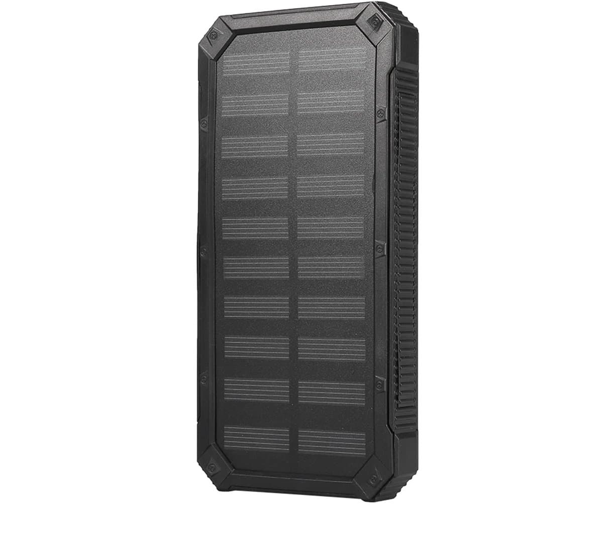 Dailygoods- Powerbank 20000 mAh Grote Capaciteit - Solar Powerbank - Dubbele USB-poorten - Draagbare Oplader - Snelle Zonne-oplading - Geschikt voor Sport en Reizen - Zonne-energie Powerbank