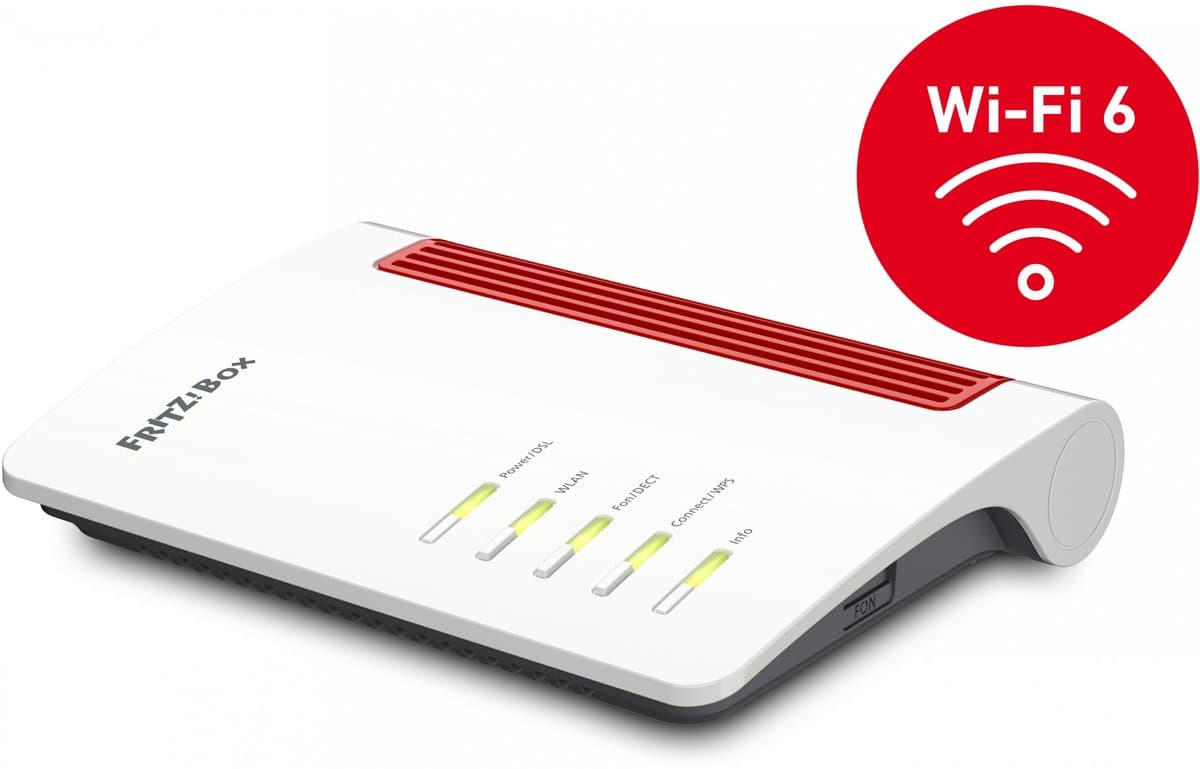 FRITZ!Box 7530 - Router - Mesh - WiFi Versterker - WiFi 6 - Dual-Band
