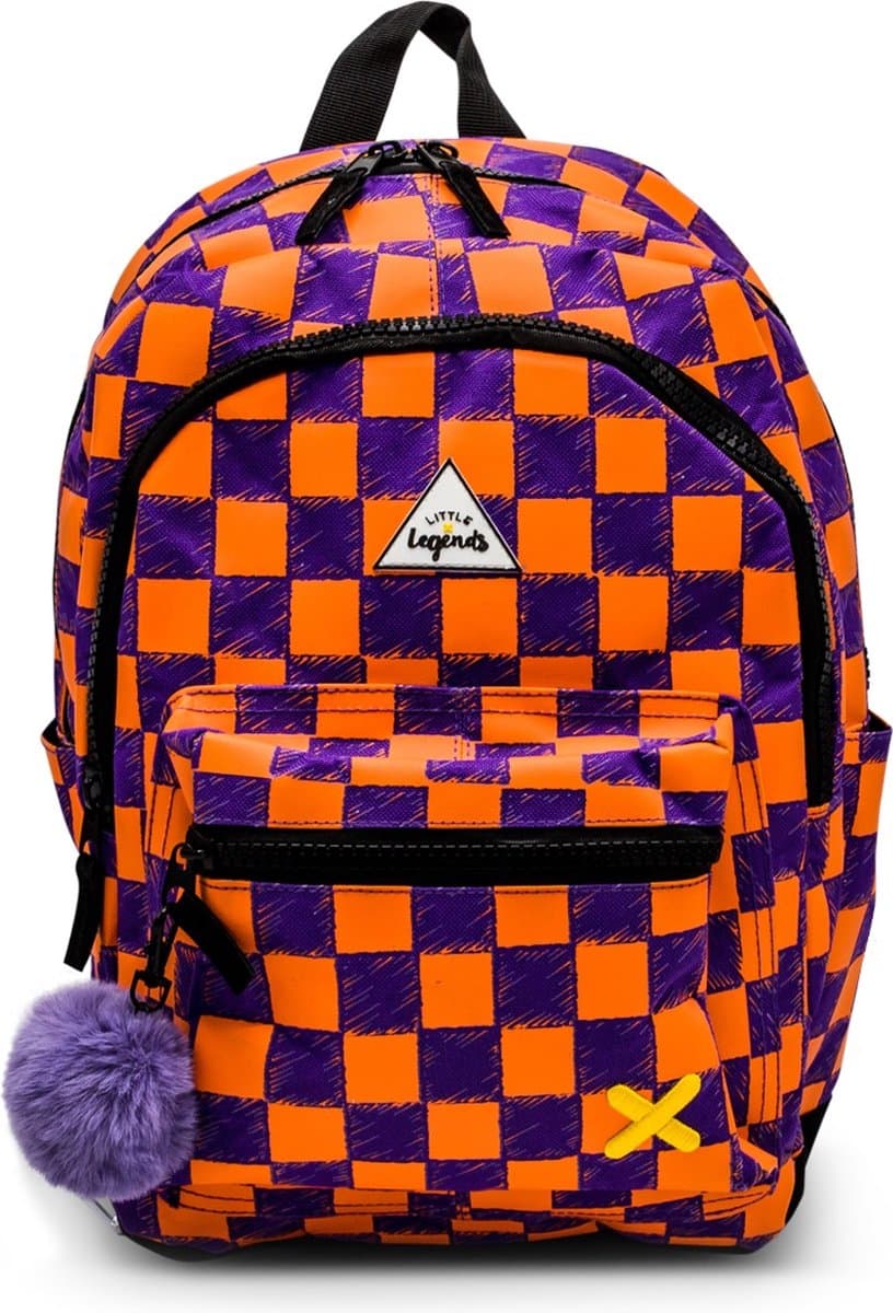LITTLE LEGENDS BACKPACK L MULTI CHECKERBOARD