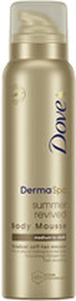 Dove DermaSpa Zelfbruiner Tanning Mousse Medium-Dark voor een zomers gebruinde huid - 150 ml