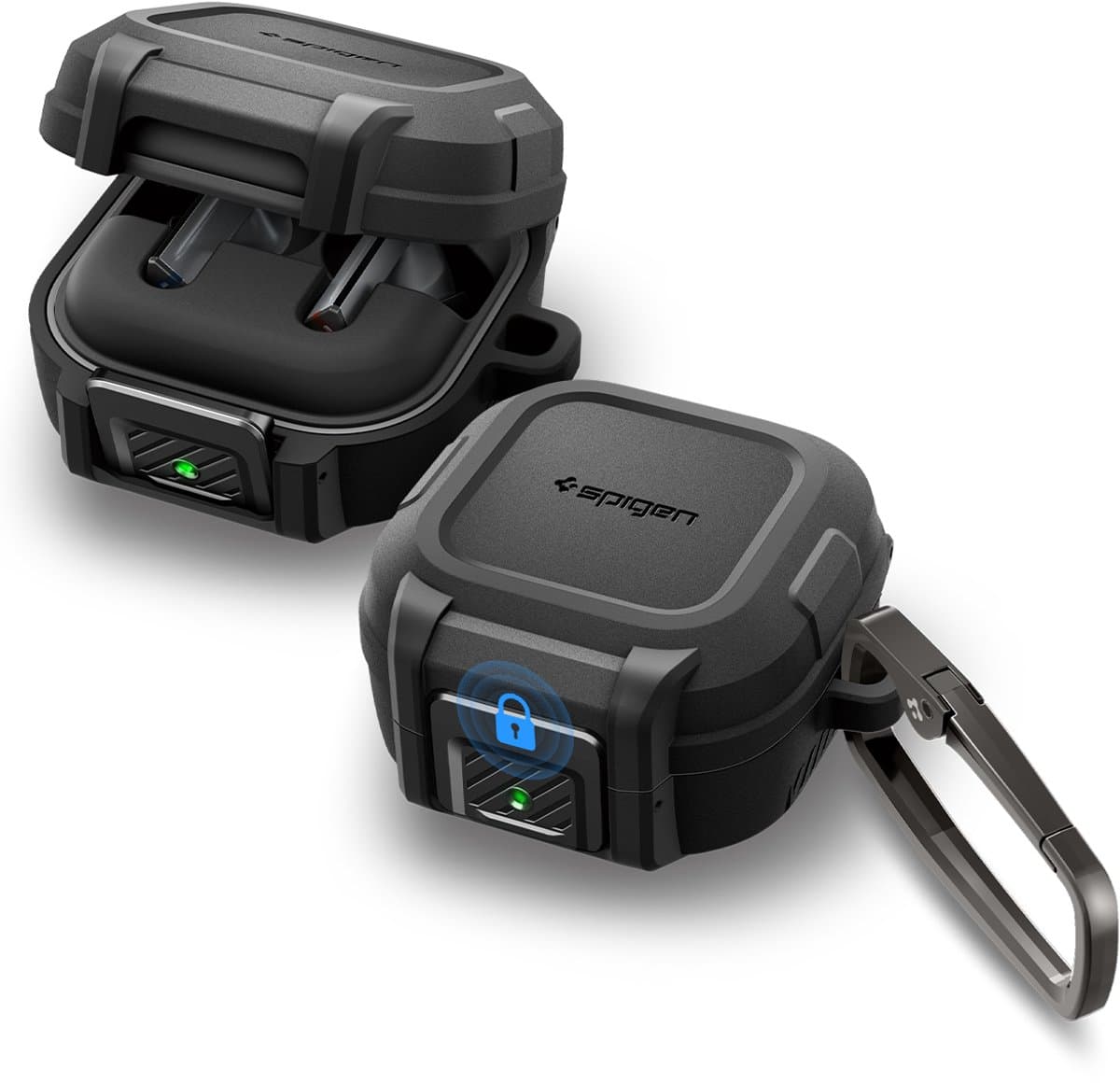 Spigen Lock Fit, Matzwart - Samsung Galaxy Buds 4 Pro/4