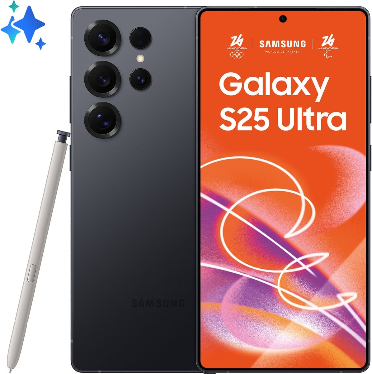 Samsung Galaxy S25 Ultra 5G - 256GB - Titanium JetBlack