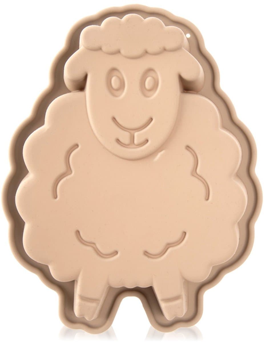 Bakvorm Silicone Schaap 20x16x4,5 cm - Springvorm - Vorm voor Bakken - Taartvorm - Bakplaat