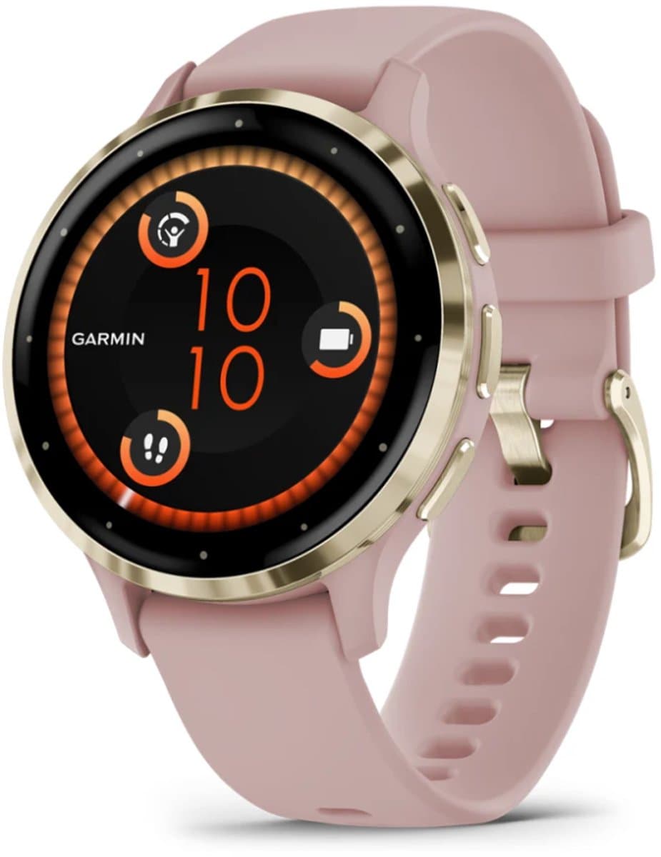 Garmin Venu 3s - Smartwatch - AMOLED-Scherm - 41mm - Dust Rose