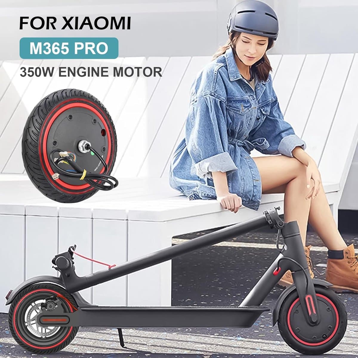 8.5 Inch Solid Rubber Tire - Scooter - Xiaomi Pro 2 - M365 Pro 1S - Elektrische Scooter - 8.5 Inch Solid Tyres