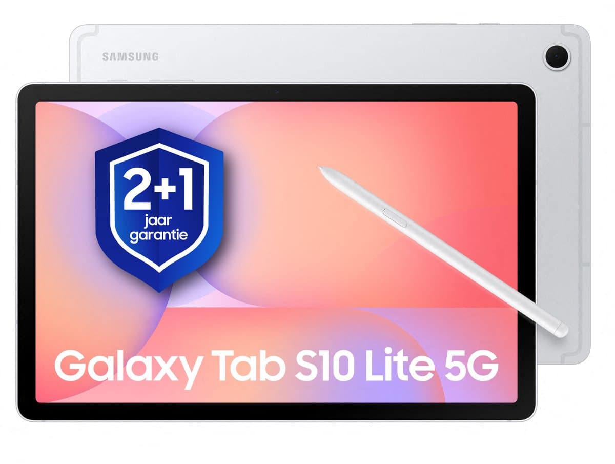 Samsung Galaxy Tab S10 Lite - Wifi - 256GB - Silver + 1 jaar extra garantie