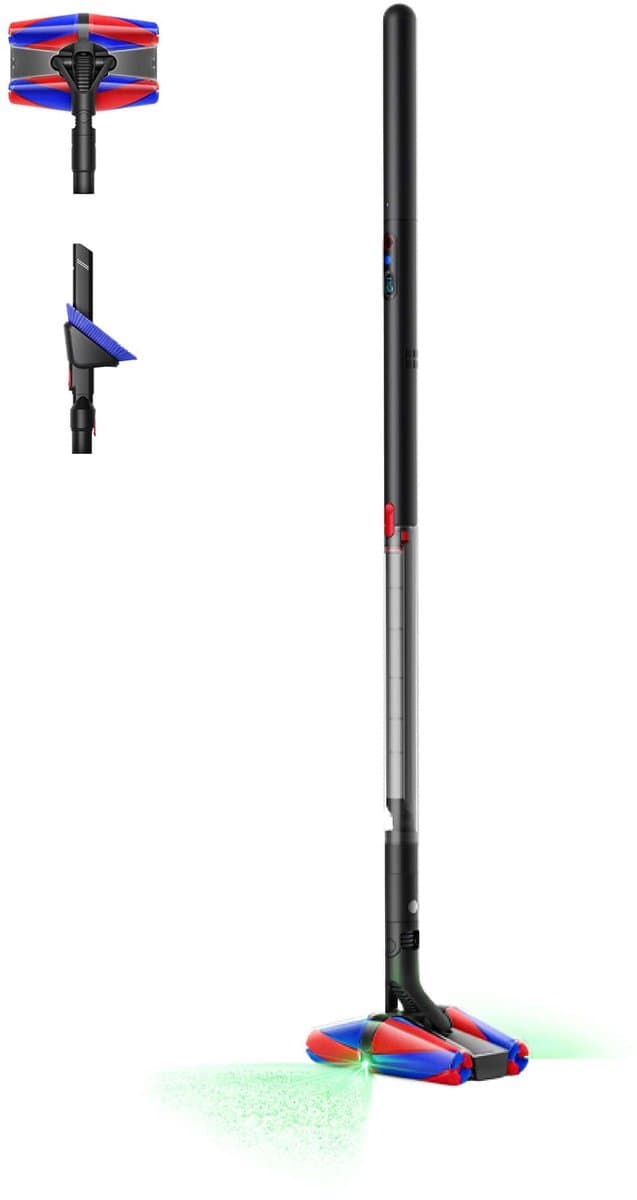 Dyson PencilVac Fluffycones - Steelstofzuiger - Zwart - 50 Air Watts - Ultraslank en licht ontwerp