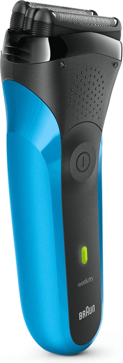 Braun Series 3 310s oplaadbaar Wet&Dry elektrisch scheerapparaat, blauw