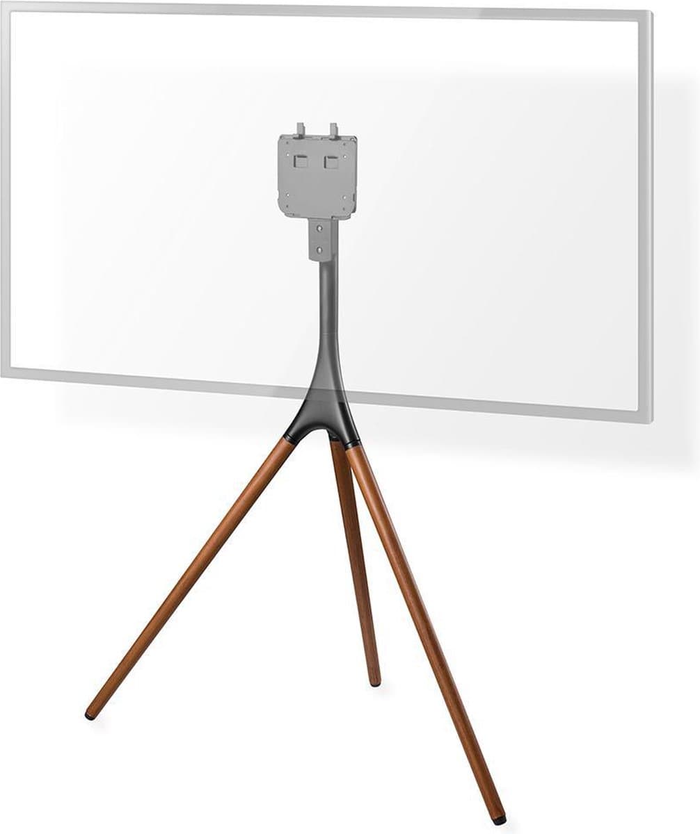 TV Vloerstandaard | 55 - 65 " | Maximaal schermgewicht: 30 kg | Scandinavian Design | Geschikt voor Samsung® Q-LED | Anti-omval-riem | Aluminium / Staal | Zwart