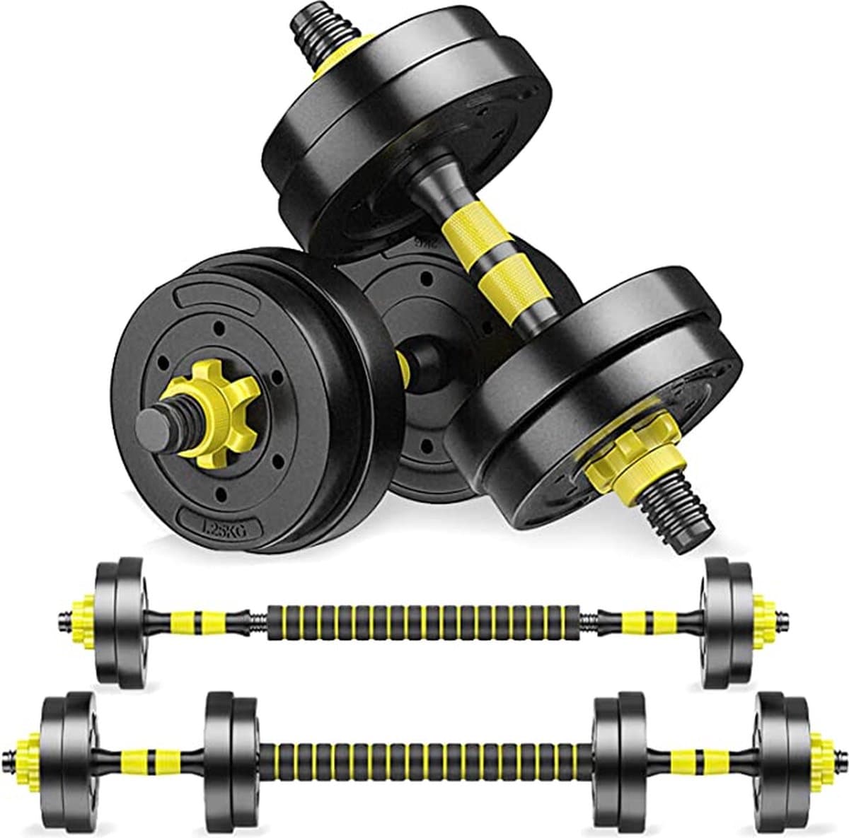 Dumbbell Set / voor heren Dames Workout Fitness Training Gewichtheffen, voor thuisgymnastiek 15 kg
