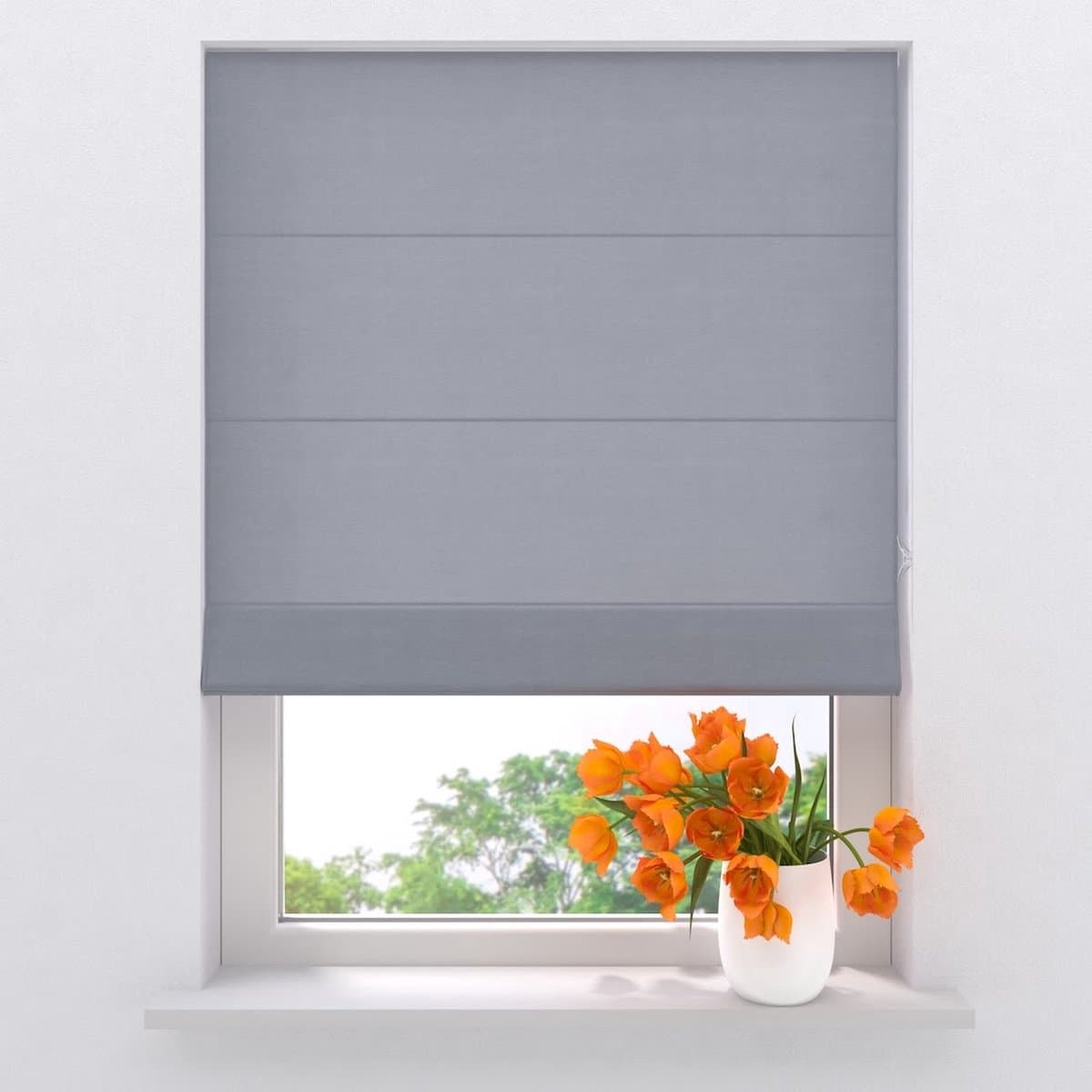 Vouwgordijn Easy Canvas - Grey - 130 x 180