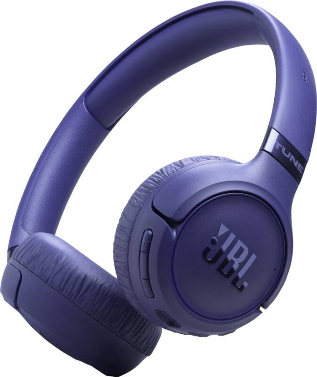 JBL Tune 680NC - Draadloze Noise Cancelling Koptelefoon - Bluetooth - On-ear - 76 uur batterij - Pure Bass & Spatial Sound - Blauw
