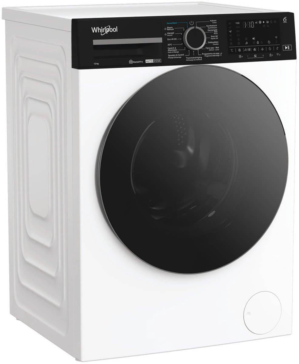 Whirlpool WPM 27W ADS BE wasmachine - Voorbelading - 12 kg - 1400 RPM - Wit
