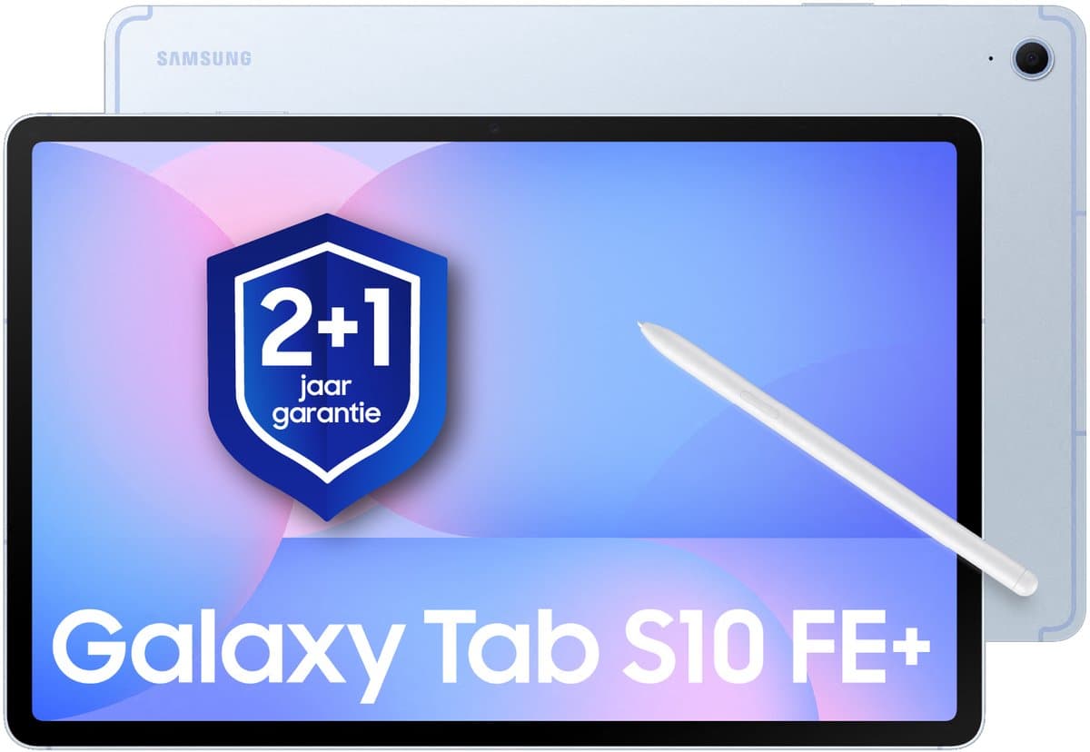 Samsung Galaxy Tab S10 FE Plus - Wi-Fi - 128GB - Blue + 1 jaar extra garantie