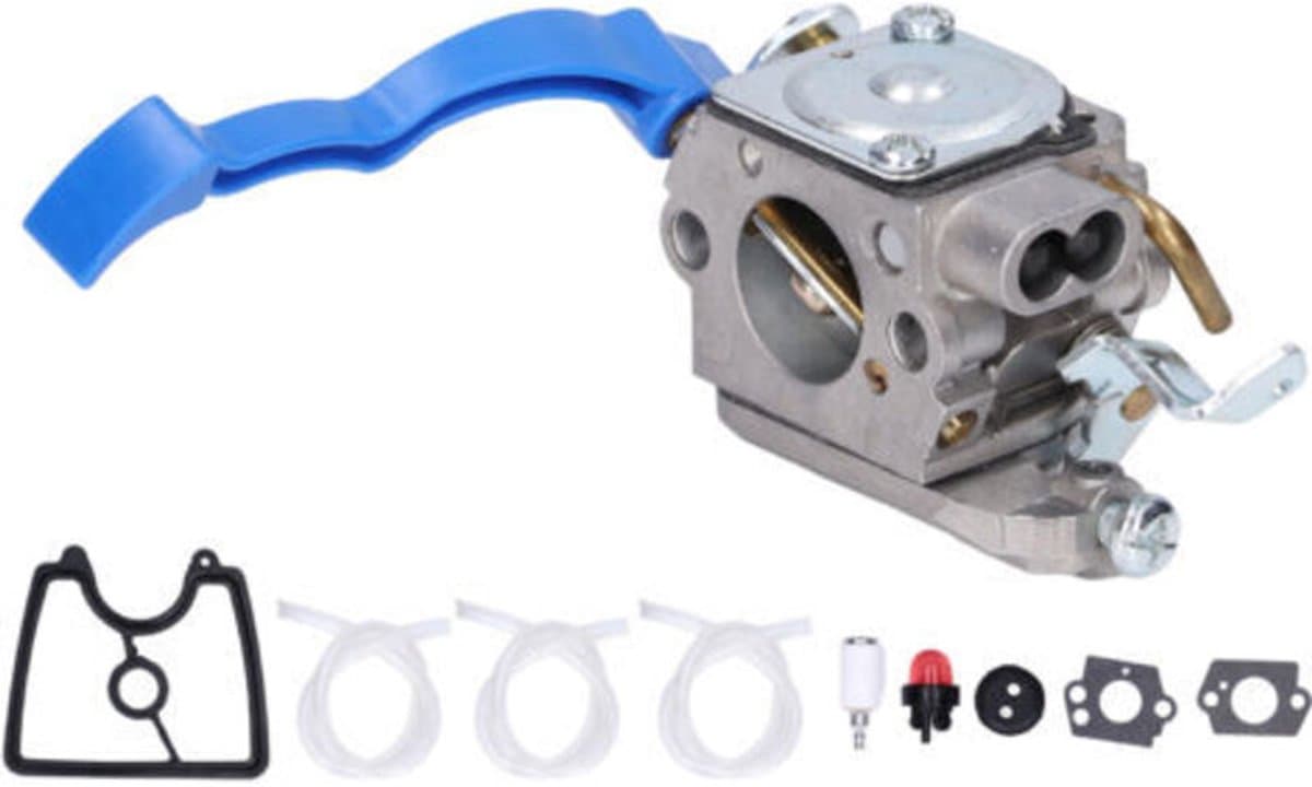 Vervangingsset geschikt voor de carburateur (inclusief luchtfilter) geschikt voor Husqvarna 125B 125BVX 125BX grasmaaiers/bladblazers.