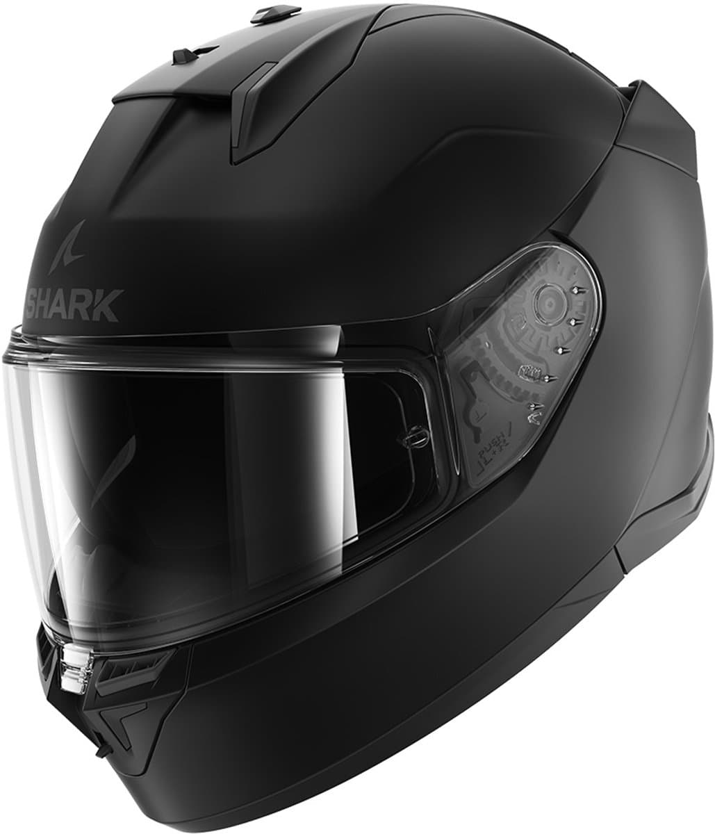 Shark D-Skwal 3 Blank Mat Zwart Mat KMA Integraalhelm - Maat S - Helm