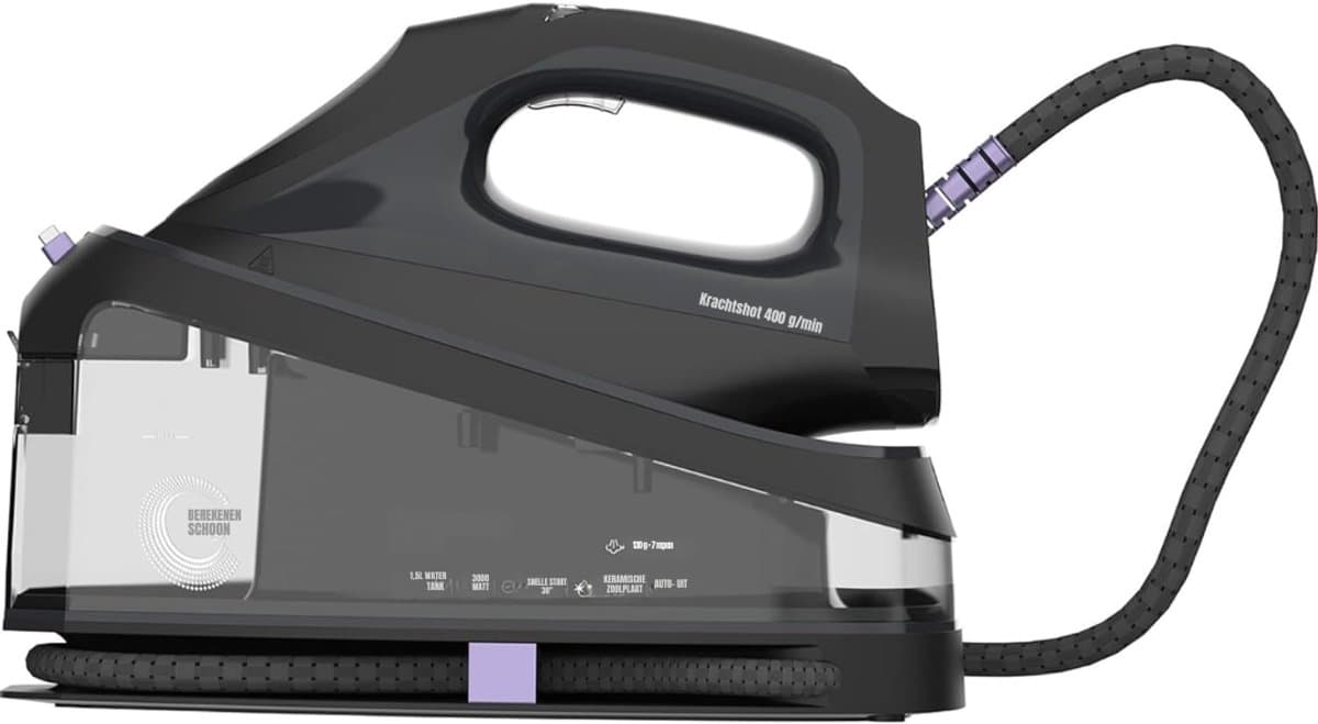 MIRA® Strijkijzer met stoomgenerator - strijkijzer met stoom - Strijkijzer - Veelkleurig - 33cm x 19cm x 25cm