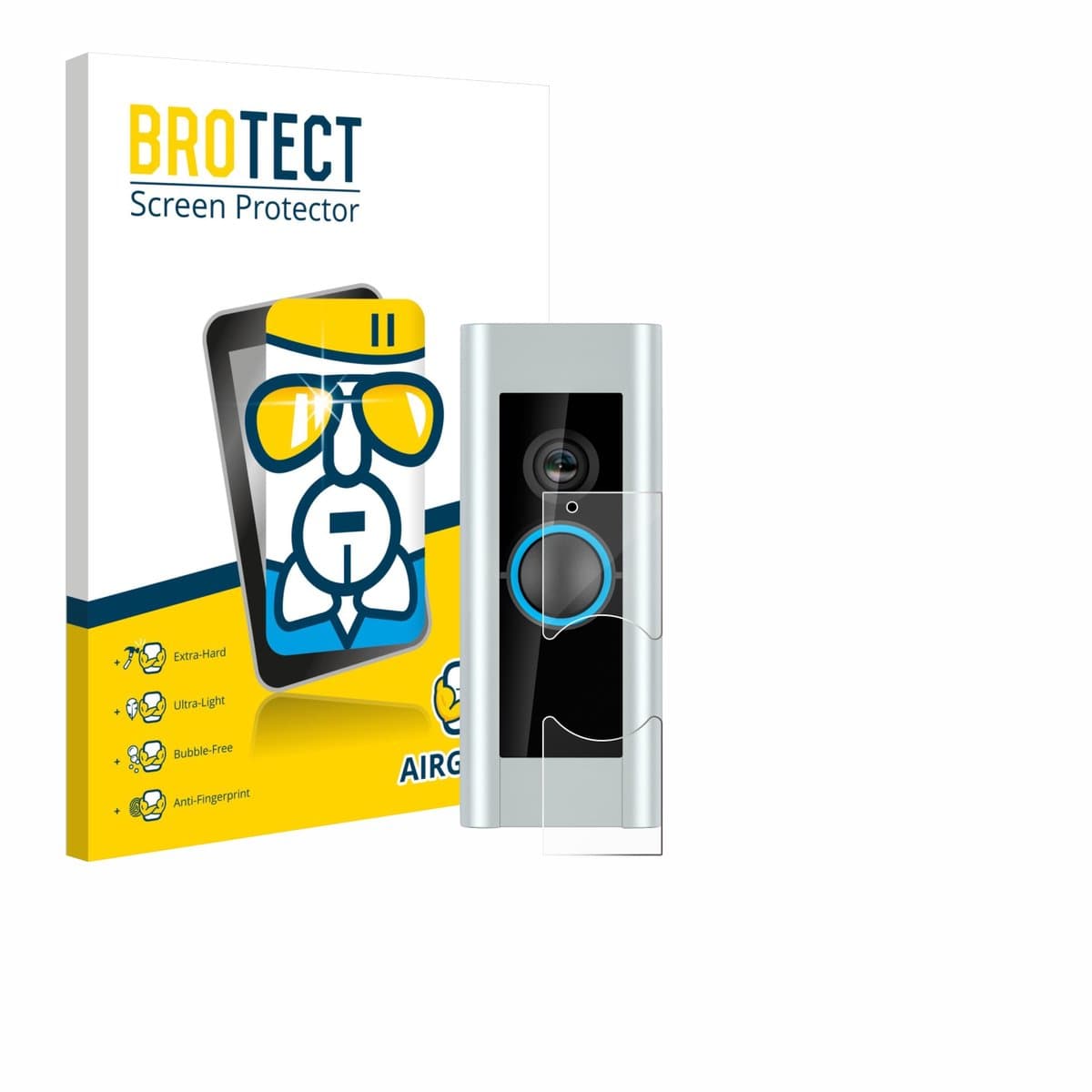 Screenprotector voor Ring Video Doorbell Pro (Version 2) Beschermglas transparant