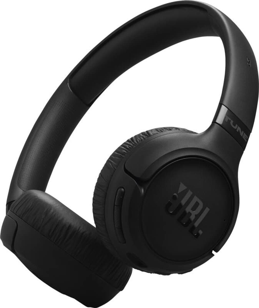 JBL Tune 680NC - Draadloze Noise Cancelling Koptelefoon - Bluetooth - On-ear - 76 uur batterij - Pure Bass & Spatial Sound - Zwart