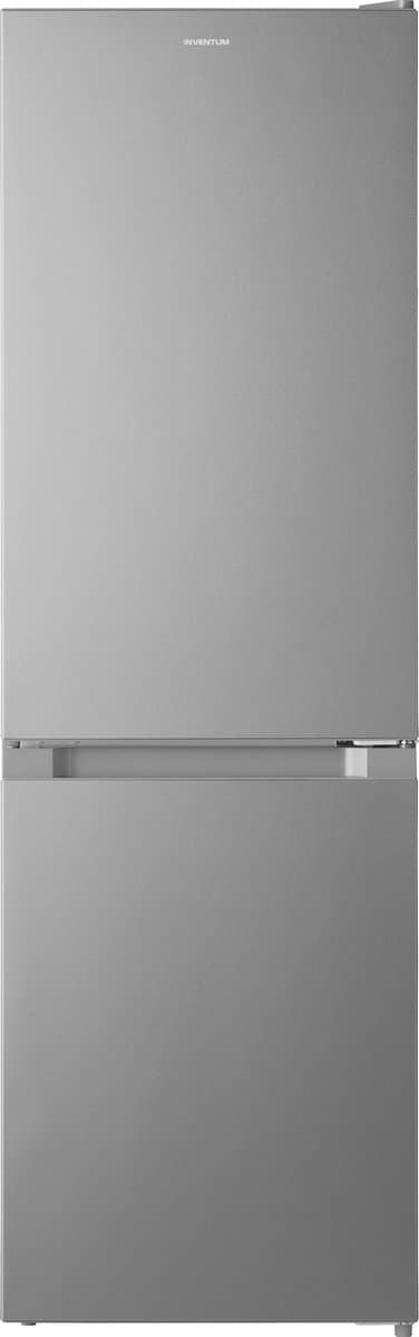 Inventum KV1500S Low Frost energiezuinige koel-vriescombinatie - 150 cm hoog - 174 liter - Energielabel D - Vrijstaand - Zilver