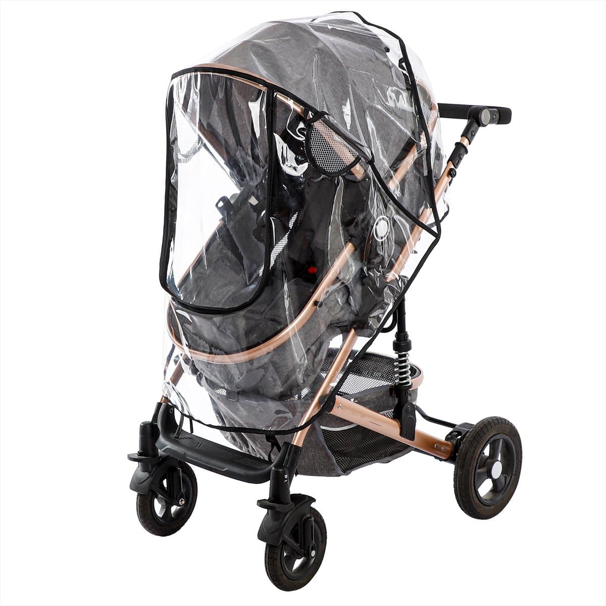 Regenhoes Kinderwagen -1 Stuk - Universeel - 90 X 45 X 43 Cm - Buggy Hoes - Wandelwagen - Wind- En Stofdicht - Kinderwagenregenhoes - Universeel Kinderwagenaccessoire - Babyweerbescherming - Geschikt Voor Kinderwagens En Buggy's
