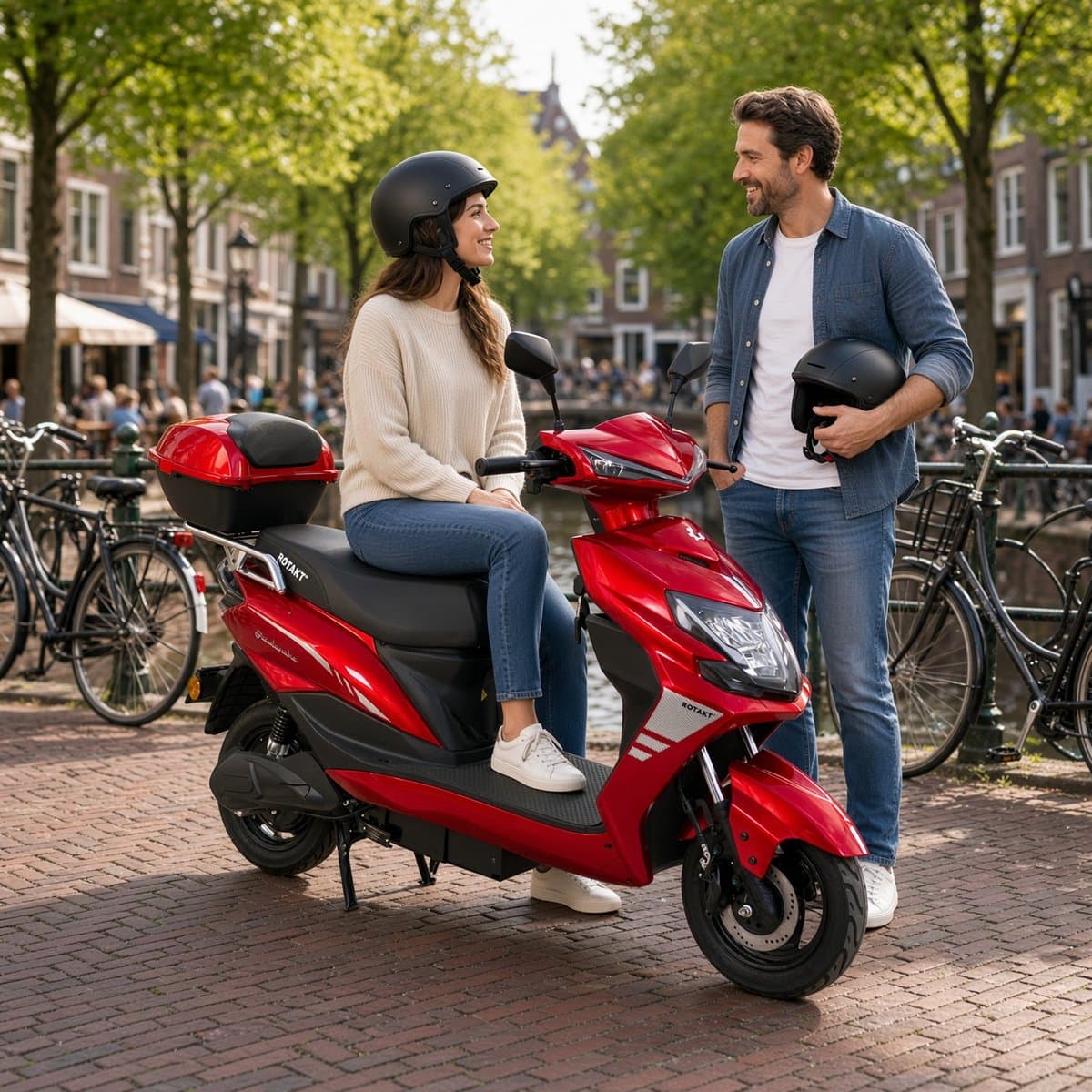 Ecowielen Avalanche elektrische scooter – 45 km/u – 1500 W – 60 V 20 Ah – 2 zitplaatsen