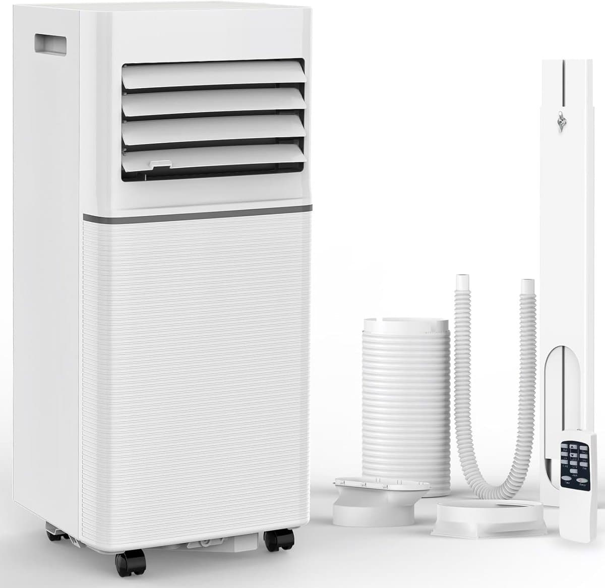 Mobiele airco 10000 BTU stil draagbaar met ontvochtiger, afstandsbediening en 4-in-1 functie