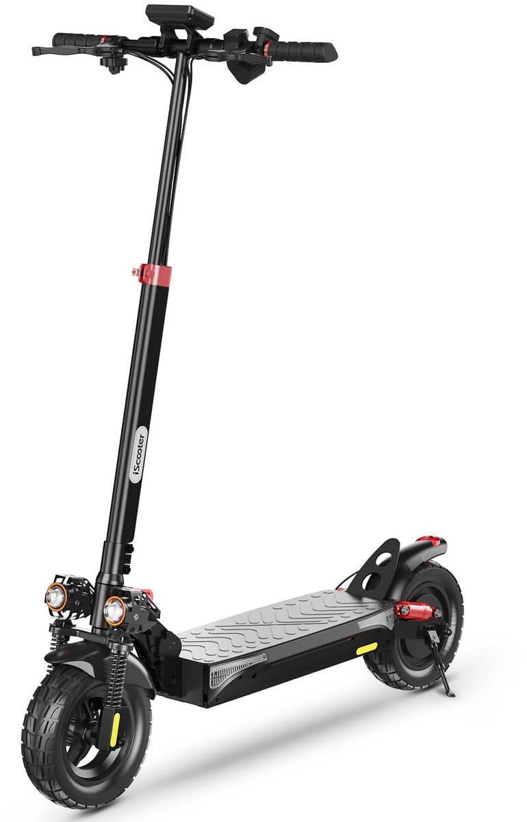 iScooter iX4 Elektrische scooter - 10‑inch honingraat‑off‑road banden - 40km actieradius - 800W motor - 48V15Ah accu - Maximaal laadvermogen 150 kg - zwart