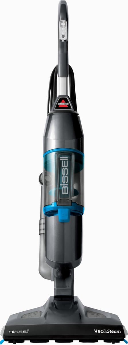 BISSELL Vac & Steam Stoomreiniger en Stofzuiger - 2 in 1 Vacuum Cleaner - Stoomklaar in 30 Seconden - Hygiënische Reiniging - Stoom Dweil - Vlekkenreiniger voor Harde Vloeren - 1977N
