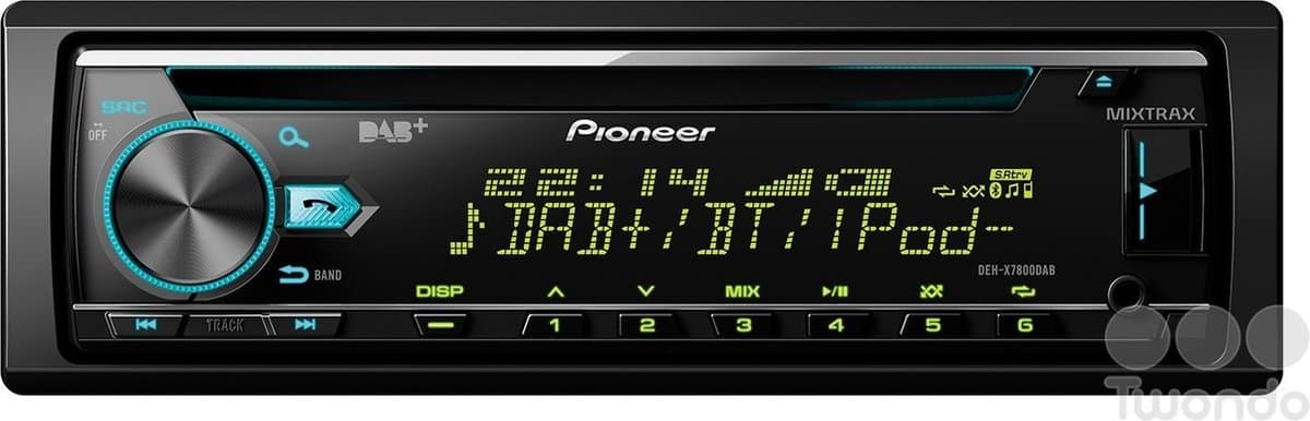 Pioneer DEH-X7800DAB - Autoradio met DAB+