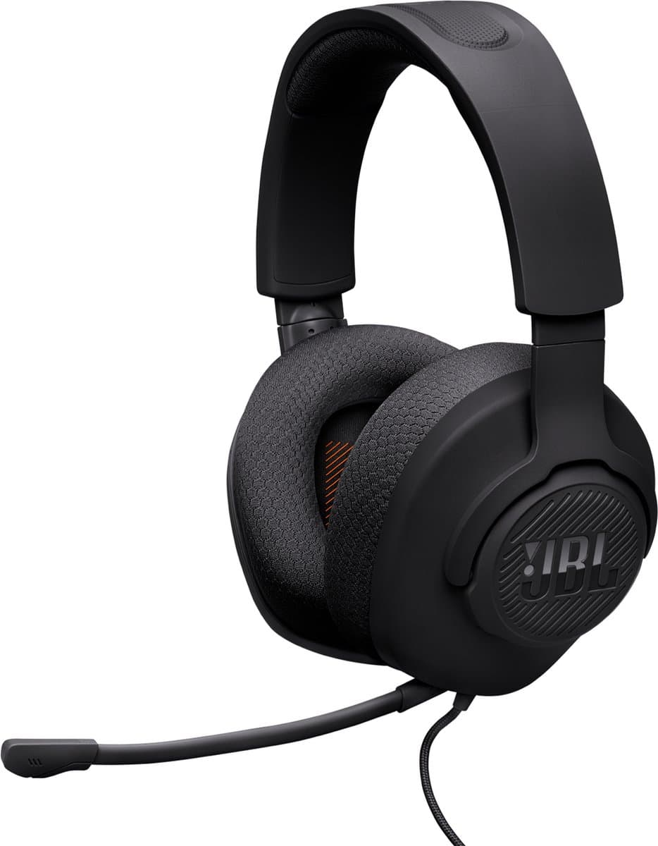 JBL Quantum 100 M2 - Bedrade Gaming Headset - Over-ear Koptelefoon met Afneembare Microfoon - 3.5 mm Jack - Voor PC, PlayStation, Xbox & Switch - Zwart