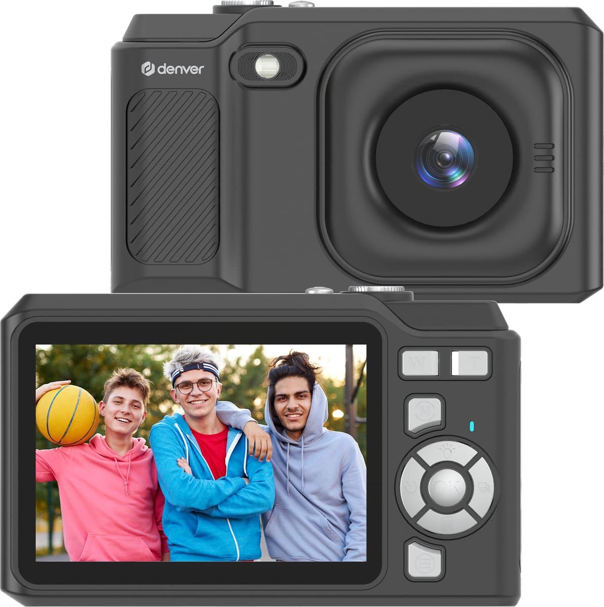Denver Digitale Camera Full HD - 48MP - Vlog Camera - Foto & Video - Fototoestel - DCA4818B