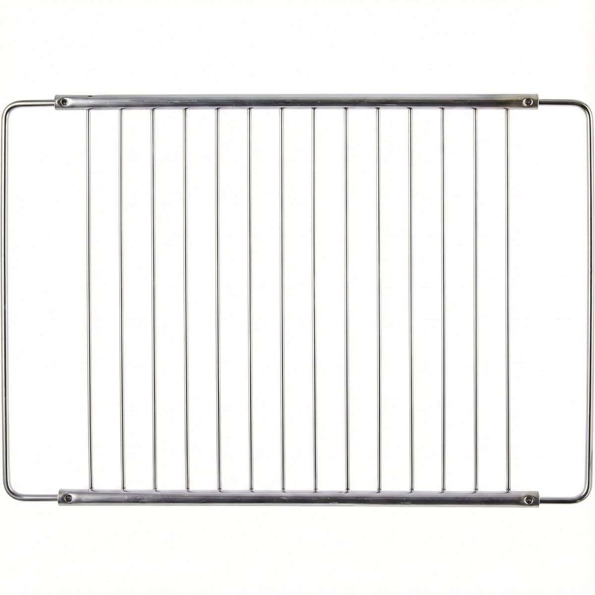 MiniMaxi Universele Ovenrooster 35 CM tot 61 CM - Zeer Grote Verstelbaarheid - Stainless Steel RVS - Past In Vaatwasser En Is Roestbestendig - Voor BBQ Rooster en Koelkast Inlegrooster - eBook toegang