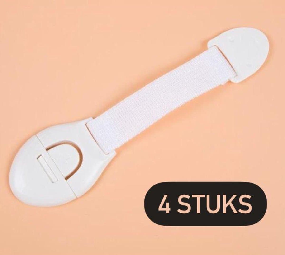 4 Stuks Kinder Beveiliging Mini Slot - Verstelbaar Multifunctioneel Veiligheidsslot - Deuren Baby Peuter Kinder Safety Lock- NLStuff4u