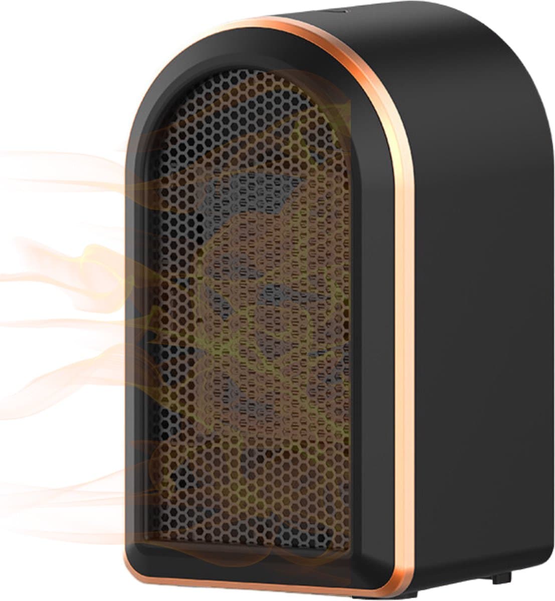 Livano Elektrische Kachel - Haard - Heater - Mini Kachel - Luchtkachel - Zwart