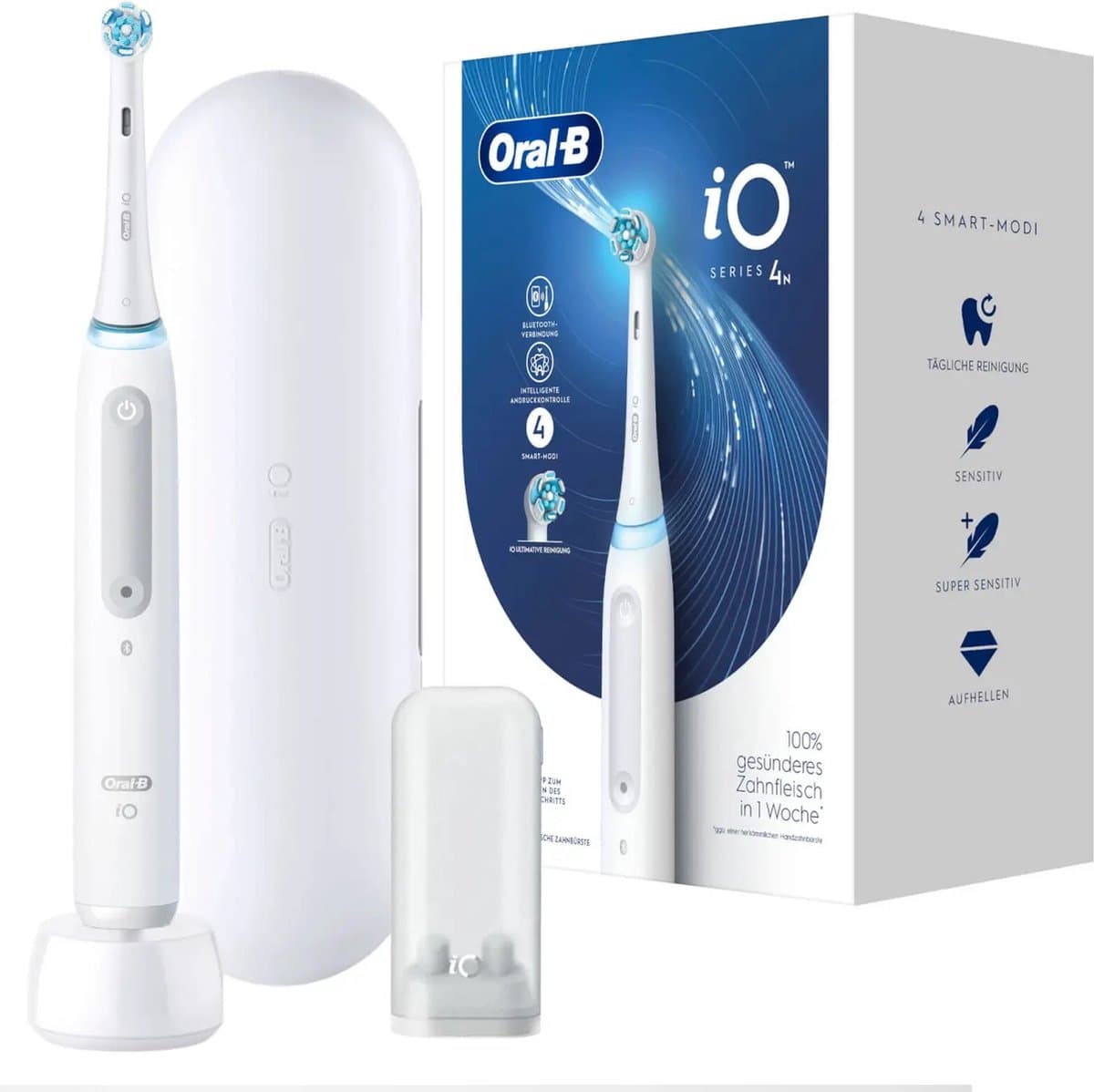 Oral-B iO Series 4N – Elektrische Tandenborstel – Wit – iO-technologie