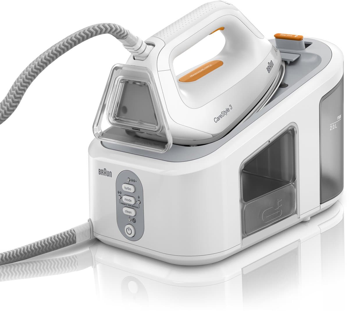 Braun CareStyle 3 IS3132WH - Stoomgenerator - Comfort Handgreep - Wit
