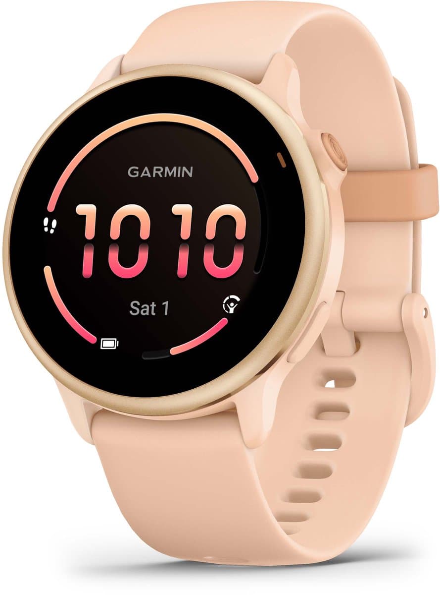 Garmin Vivoactive 6 - Smartwatch - Sporthorloge- Health - Fitness - 42 mm - Roze (Pink Dawn)