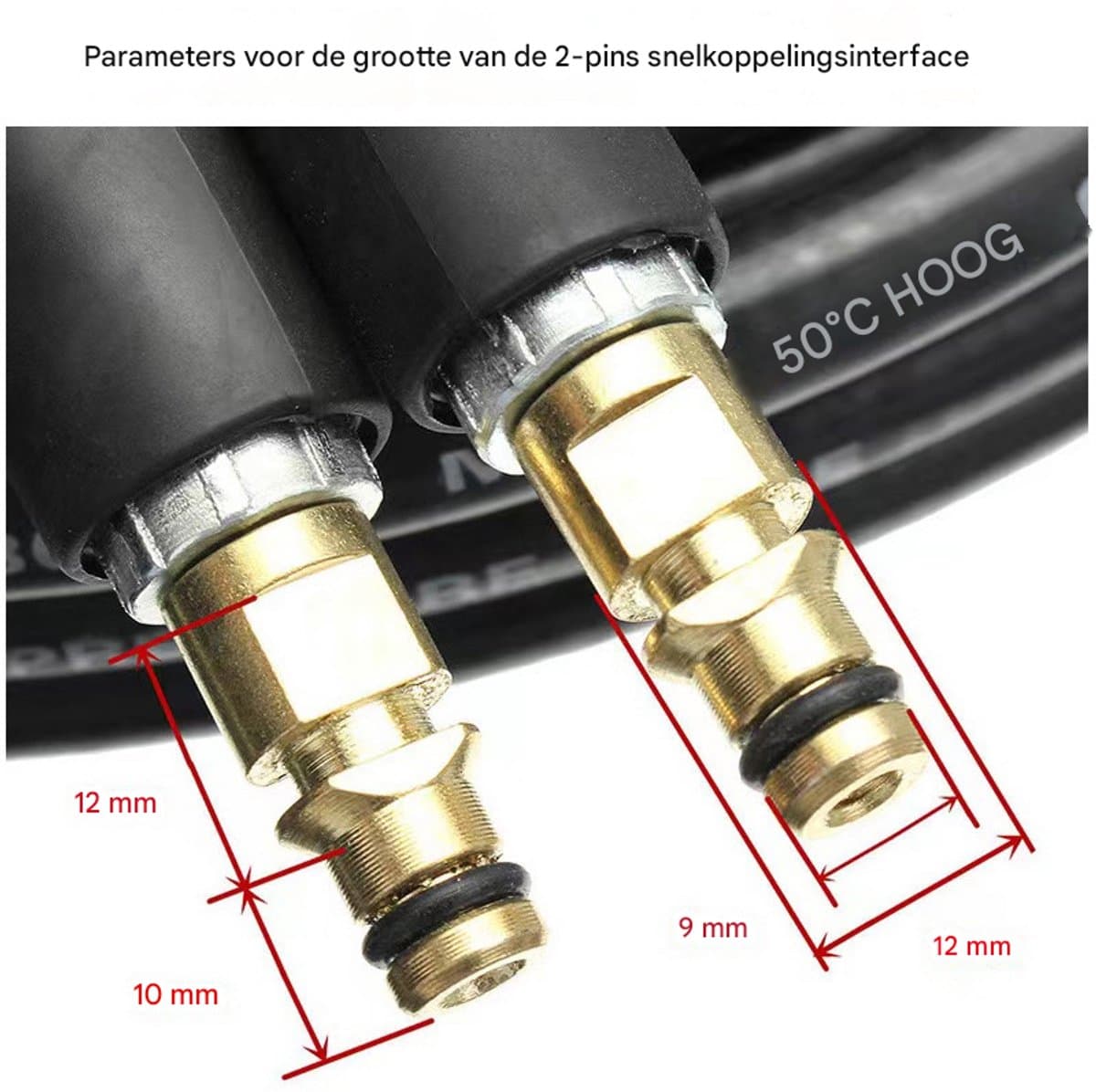 Geschikt Voor Karcher K2 K3 K4 K5 K6 K7 Hogedrukreiniger Hogedrukreinigingsslang - Snelkoppeling - Snelle ontgrendeling - 6m Vervangingsslang - Hogedrukreinigeraccessoires - Rioolslang Geschikt voor karcher accessoires