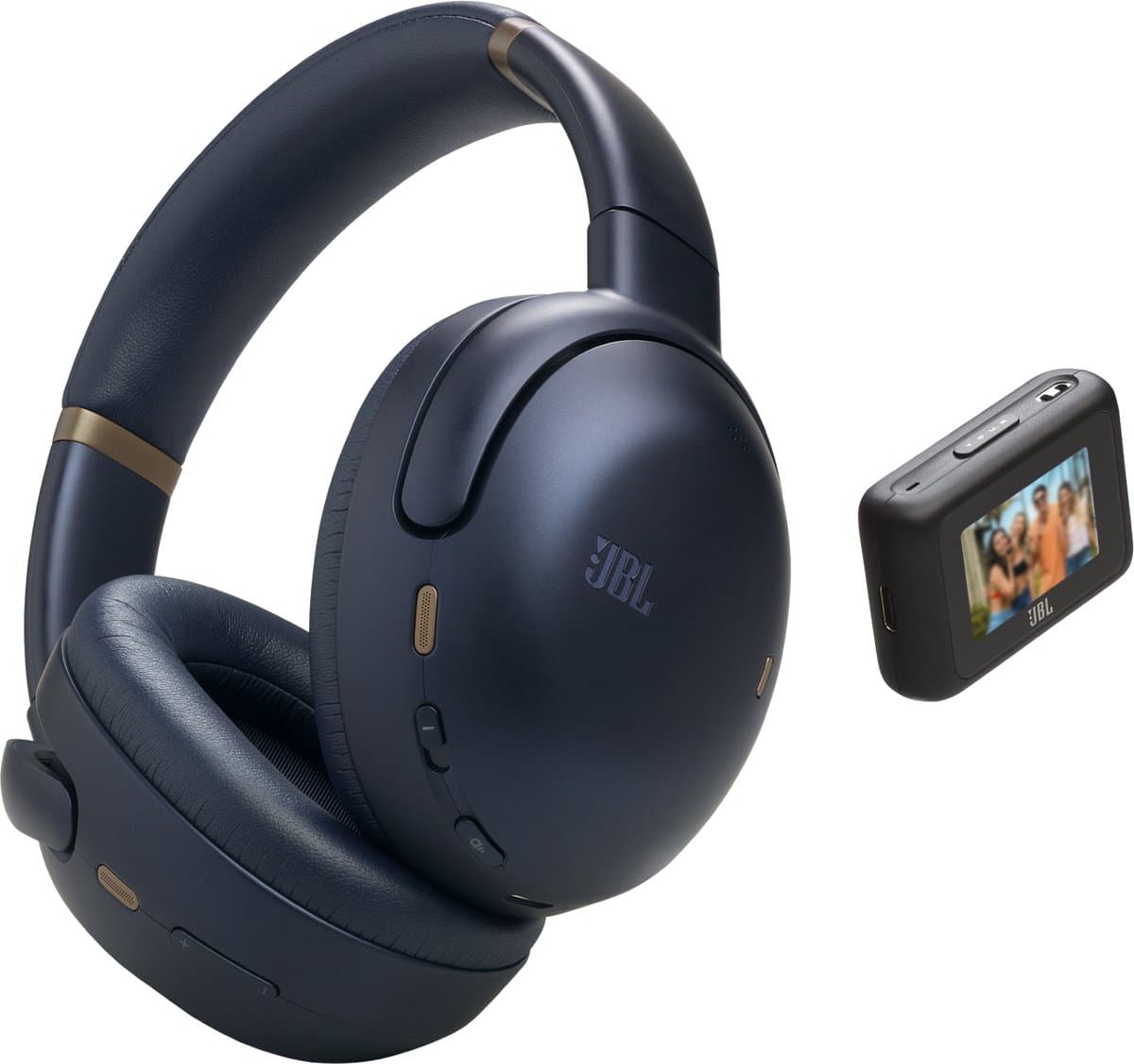 JBL Tour One M3 TX - Draadloze Noise Cancelling Koptelefoon met Smart Tx Adapter - Bluetooth - Over-ear - 70 uur batterij - Blauw